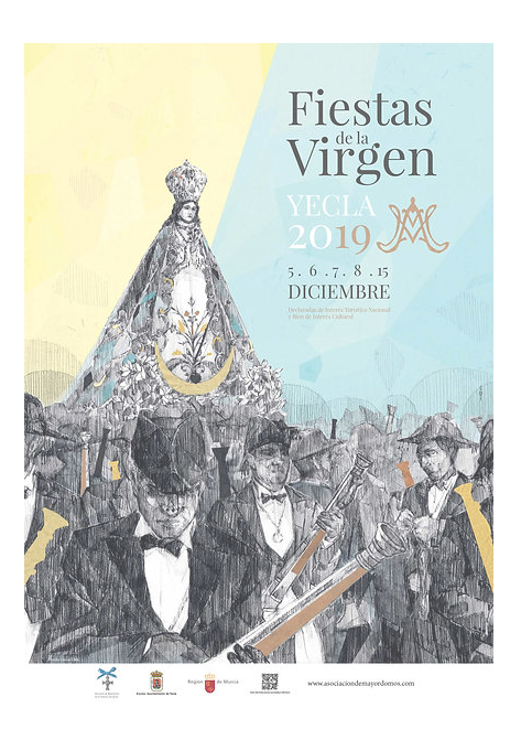 Cartel Fiestas de la Virgen 2019