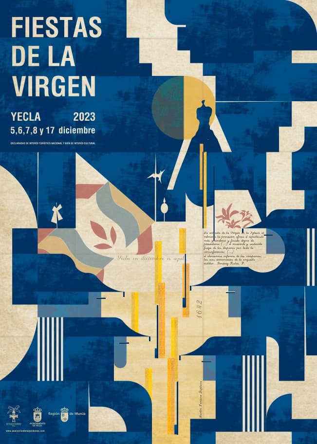 Cartel Fiestas de la Virgen 2023